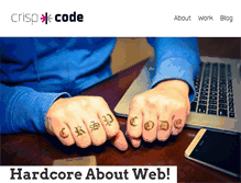 Tablet Screenshot of crisp-code.com